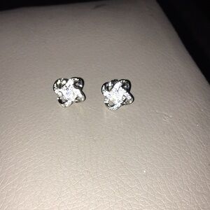 Sterling silver earrings with Swarovski crystals
